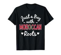 Just A Boy with Moroccan Roots Pride Morocco Man T-Shirt