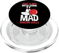 Just A Boy With Some Mad Bowling Skills Ten-Pin Bowling Boys PopSockets PopGrip for MagSafe
