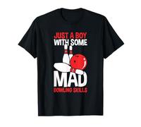 Just A Boy With Some Mad Bowling Skills Ten-Pin Bowling Boys T-Shirt