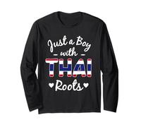 Just A Boy with Thai Roots Thailand Heritage Long Sleeve T-Shirt