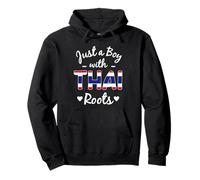 Just A Boy With Thai Roots Thailand Heritage Pullover Hoodie
