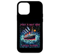 Just a Boys who loves RMS Titanic, Remembrance Titanic, Boys Case for iPhone 12 mini