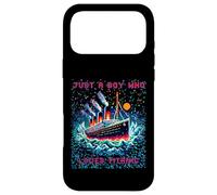 Just a Boys who loves RMS Titanic, Remembrance Titanic, Boys Case for iPhone 17 Pro Max
