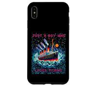 Just a Boys who loves RMS Titanic, Remembrance Titanic, Boys Case for iPhone XS Max