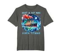 Just a Boys who loves RMS Titanic, Remembrance Titanic, Boys T-Shirt