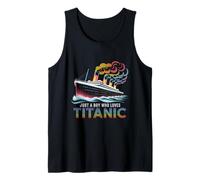 Just a Boys who Loves Titanic, Remembrance RMS Titanic, Boys Tank Top