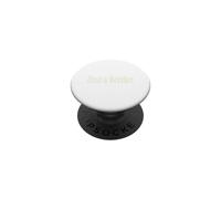 Just A Brother Tshirt Gothic Goth Old English Blackletter PopSockets Adhesive PopGrip