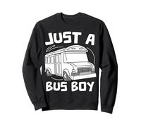 JUST A Bus BOY Bus Enthusiast Sweatshirt