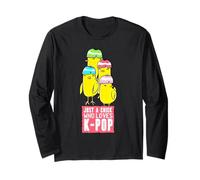 Just A Chick Who Loves K-Pop Cute Women Kpop Chicken Girls Long Sleeve T-Shirt