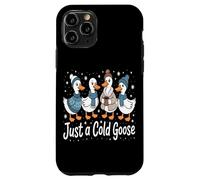 Just A Cold Goose Winter Animal Humor Snow Nature Bird Love Case for iPhone 11 Pro