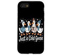 Just A Cold Goose Winter Animal Humor Snow Nature Bird Love Case for iPhone SE (2020) / 7/8