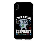 Just A Cool Elephant Back To School 2026 Student Learning Case for iPhone XS Max