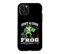 Just A Cool Frog Back To School 2026 Student Learning Fun Case for iPhone 11 Pro