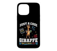 Just A Cool Giraffe Back To School 2026 Student Learning Fun Case for iPhone 13 Pro Max