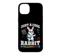 Just A Cool Rabbit Back To School 2026 Student Learning Fun Case for iPhone 14 Plus