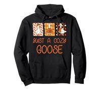 Just a Cozy Goose for Chill Fall Days and Relaxed Evenings Pullover Hoodie