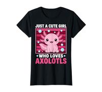 Just A Cute Girl Who Loves Axolotls Kawaii T-Shirt