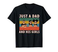 Just A Dad And His Girl Daddy Father's Day 2024 T-Shirt