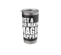 Just a Dad Making Magic Happen - Super Dad Stainless Steel Insulated Tumbler
