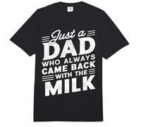 Just A Dad Who Always Came Back | Funny Dad for Men Comfort Colors Adult Heavyweight T-Shirt