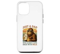 Just a Dad Who Always Came Back With Milk Funny Bigfoot Case for iPhone 12/12 Pro