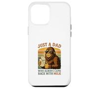 Just a Dad Who Always Came Back With Milk Funny Bigfoot Case for iPhone 12 Pro Max
