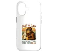 Just a Dad Who Always Came Back With Milk Funny Bigfoot Case for iPhone 17