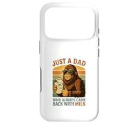 Just a Dad Who Always Came Back With Milk Funny Bigfoot Case for iPhone 17 Pro