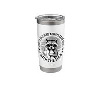 Just A Dad Who Always Came Back with The Milk Father’s Day Stainless Steel Insulated Tumbler