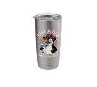 Just A Dad Who Always Came Back with The Milk Father's Day Stainless Steel Insulated Tumbler
