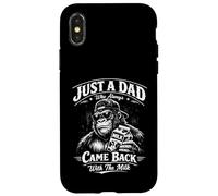 Just A Dad Who Always Came Back With The Milk, Gorilla Papa Case for iPhone X/XS
