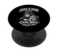 Just A Dad Who Always Came Back With The Milk, Gorilla Papa PopSockets Adhesive PopGrip