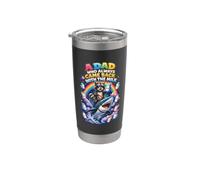 Just A Dad Who Always Came Back with The Milk Papa Daddy Stainless Steel Insulated Tumbler