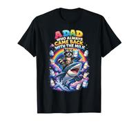 Just A Dad Who Always Came Back with The Milk Papa Daddy T-Shirt