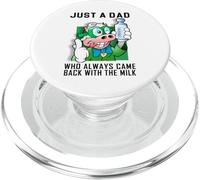 Just A Dad Who Always Came Back With The Milk PopSockets PopGrip for MagSafe