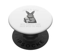 Just a Dad Who Always Came Back With the Milk Rabbit Lover PopSockets Adhesive PopGrip