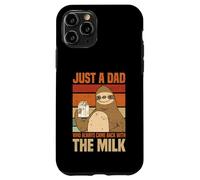 Just A Dad Who Always Came Back With The Milk Sloth Men Case for iPhone 11 Pro