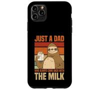 Just A Dad Who Always Came Back With The Milk Sloth Men Case for iPhone 11 Pro Max