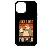 Just A Dad Who Always Came Back With The Milk Sloth Men Case for iPhone 12 Pro Max