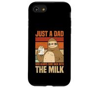 Just A Dad Who Always Came Back With The Milk Sloth Men Case for iPhone SE (2020) / 7 / 8