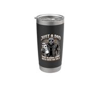 Just A Dad Who Always Came Back with The Milk Stainless Steel Insulated Tumbler