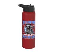 Just A Dad Who Always Came Back with The Milk Stainless Steel Insulated Water Bottle