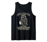 Just A Dad Who Always Came Back with The Milk Tank Top