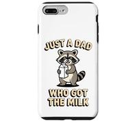 Just A Dad Who Got The Milk Funny Raccoon Case for iPhone 7 Plus/8 Plus