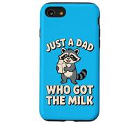Just A Dad Who Got The Milk Funny Raccoon Case for iPhone SE (2020) / 7/8