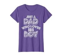 Just A Dad Who Loves His Boy Fathers Day T-Shirt