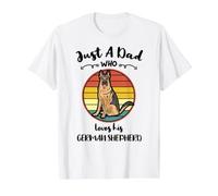 Just A Dad Who Loves His German Shepherd Value Graphic T-Shirt