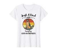 Just A Dad Who Loves His German Shepherd Value Graphic T-Shirt