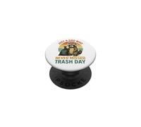 Just A Dad Who Never Missed Trash Day - Father Racoon PopSockets Adhesive PopGrip