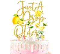 Just A Drop Older Cake Topper Lemon Martini Birthday Bachelorette Decor